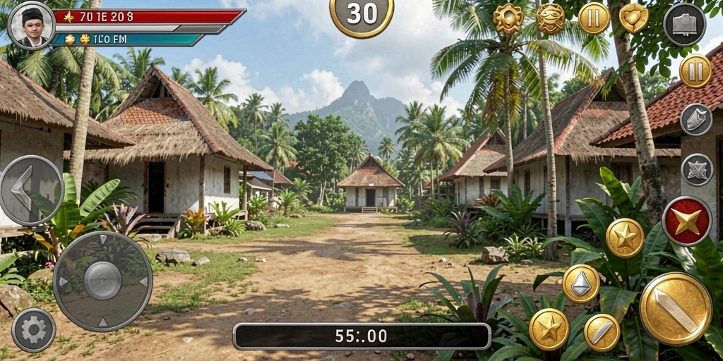 super805 - Pengaturan karakter yang beragam dan menarik.